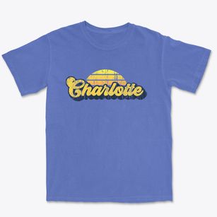 Charlotte Iowa Sublime Sunset Premium Heavyweight T-shirt