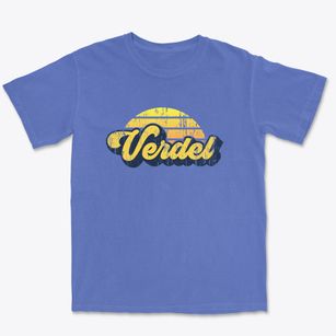 Verdel Nebraska Sublime Sunset Premium Heavyweight T-shirt