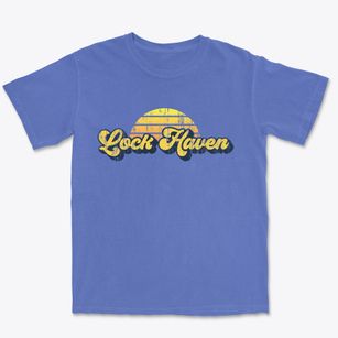 Lock Haven Pennsylvania Sublime Sunset Premium Heavyweight T-shirt