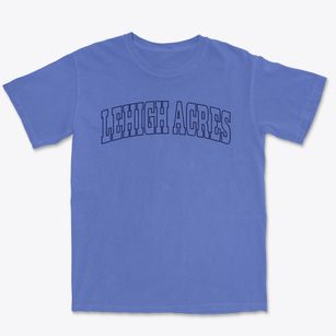 Lehigh Acres Florida Trendy Block Premium Heavyweight T-shirt