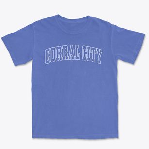 Corral City Texas Trendy Block Premium Heavyweight T-shirt