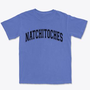 Natchitoches Louisiana Varsity Premium Heavyweight T-shirt