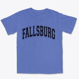Fallsburg New York Varsity Premium Heavyweight T-shirt