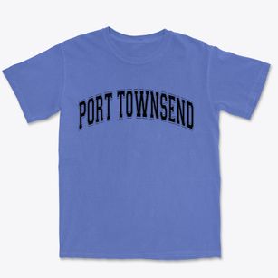 Port Townsend Washington Varsity Premium Heavyweight T-shirt