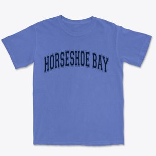 Horseshoe Bay Texas Varsity Premium Heavyweight T-shirt