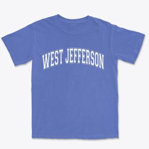 West Jefferson North Carolina Varsity Premium Heavyweight T-shirt