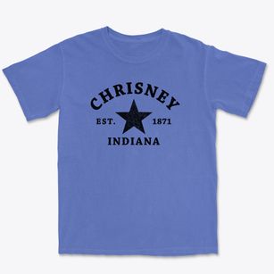 Chrisney Indiana Star Premium Heavyweight T-shirt