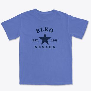 Elko Nevada Star Premium Heavyweight T-shirt