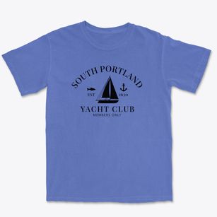 South Portland Maine Yacht Club Premium Heavyweight T-shirt