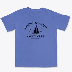 Moore Station Texas Yacht Club Premium Heavyweight T-shirt