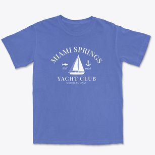 Miami Springs Florida Yacht Club Premium Heavyweight T-shirt