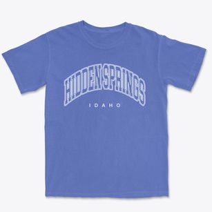 Hidden Springs Idaho Inline Premium Heavyweight T-shirt