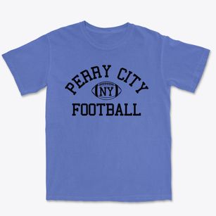 Perry City New York Football Premium Heavyweight T-shirt
