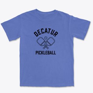 Decatur Nebraska Pickleball Premium Heavyweight T-shirt