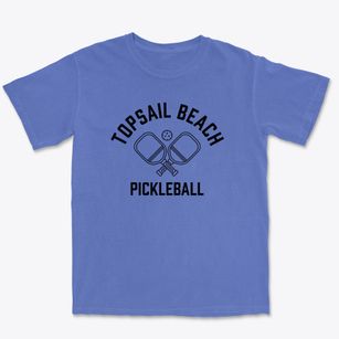 Topsail Beach North Carolina Pickleball Premium Heavyweight T-shirt