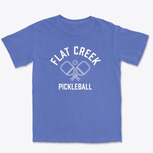 Flat Creek Tennessee Pickleball Premium Heavyweight T-shirt