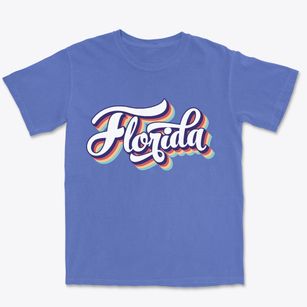  Florida Retro Candy Vibes Premium Heavyweight T-shirt