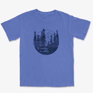   The Mountains Calling Premium Heavyweight T-shirt