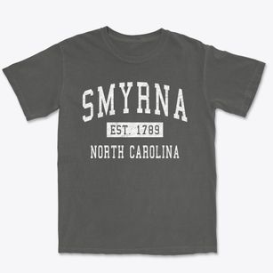 Smyrna North Carolina Classic Established Premium Heavyweight T-shirt