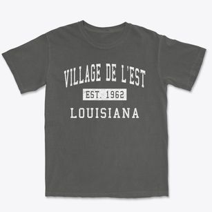 Village De L'est Louisiana Classic Established Premium Heavyweight T-shirt
