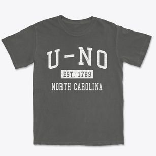 U-no North Carolina Classic Established Premium Heavyweight T-shirt