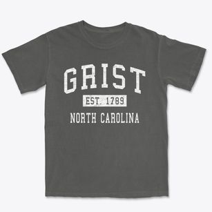 Grist North Carolina Classic Established Premium Heavyweight T-shirt