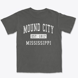 Mound City Mississippi Classic Established Premium Heavyweight T-shirt