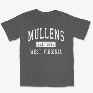 Mullens West Virginia Classic Established Premium Heavyweight T-shirt