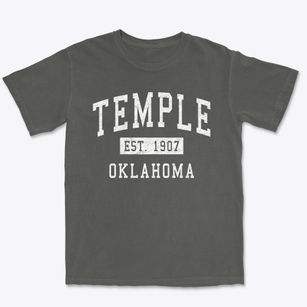 Temple Oklahoma Classic Established Premium Heavyweight T-shirt