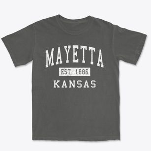 Mayetta Kansas Classic Established Premium Heavyweight T-shirt