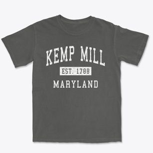 Kemp Mill Maryland Classic Established Premium Heavyweight T-shirt
