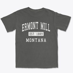 Ermont Mill Montana Classic Established Premium Heavyweight T-shirt