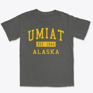 Umiat Alaska Classic Established Premium Heavyweight T-shirt