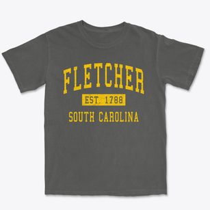 Fletcher South Carolina Classic Established Premium Heavyweight T-shirt