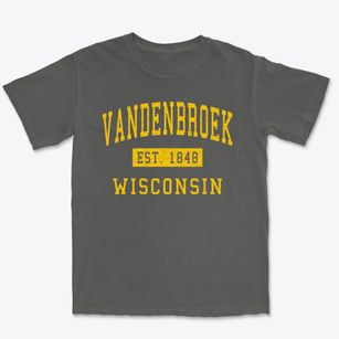 Vandenbroek Wisconsin Classic Established Premium Heavyweight T-shirt