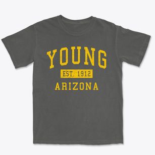 Young Arizona Classic Established Premium Heavyweight T-shirt