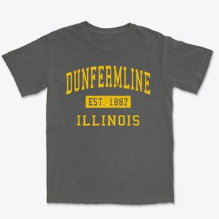 Dunfermline Illinois Classic Established Premium Heavyweight T-shirt