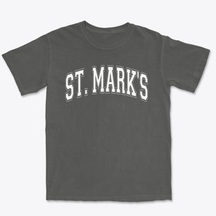 Saint Mark's Academy School Varsity Arch Premium Heavyweight T-shirt