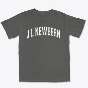J L Newbern Middle School Varsity Arch Premium Heavyweight T-shirt