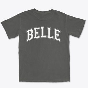 Belle Accelerated Elementary School Varsity Arch Premium Heavyweight T-shirt