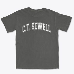 C.t. Sewell Elementary School Varsity Arch Premium Heavyweight T-shirt