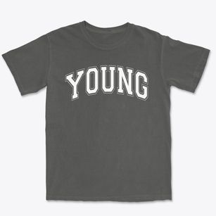 Young Elementary School Varsity Arch Premium Heavyweight T-shirt