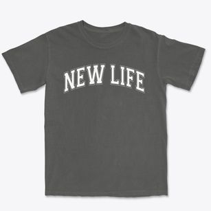 New Life Academy Varsity Arch Premium Heavyweight T-shirt
