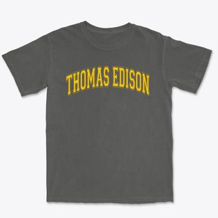 Thomas Edison Middle School Varsity Arch Premium Heavyweight T-shirt