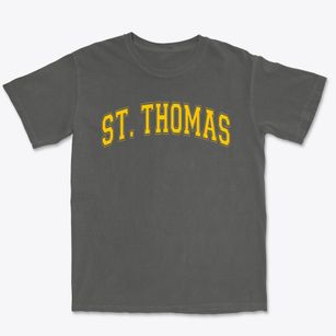 St Thomas Parish Varsity Arch Premium Heavyweight T-shirt