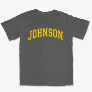 Johnson Elementary School Varsity Arch Premium Heavyweight T-shirt