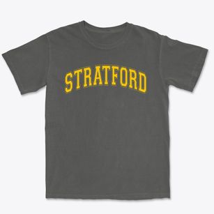 Stratford Community School Varsity Arch Premium Heavyweight T-shirt