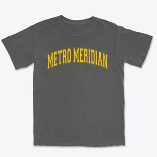 Metro Meridian Alternative High School Varsity Arch Premium Heavyweight T-shirt