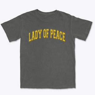 Our Lady Of Peace Catholic School Varsity Arch Premium Heavyweight T-shirt