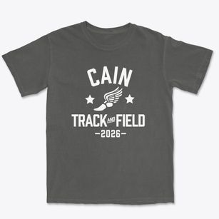 Cain Middle School Track and Field Premium Heavyweight T-shirt